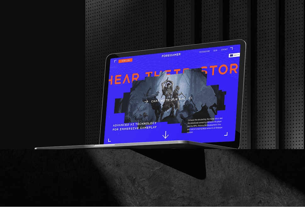 landing page view