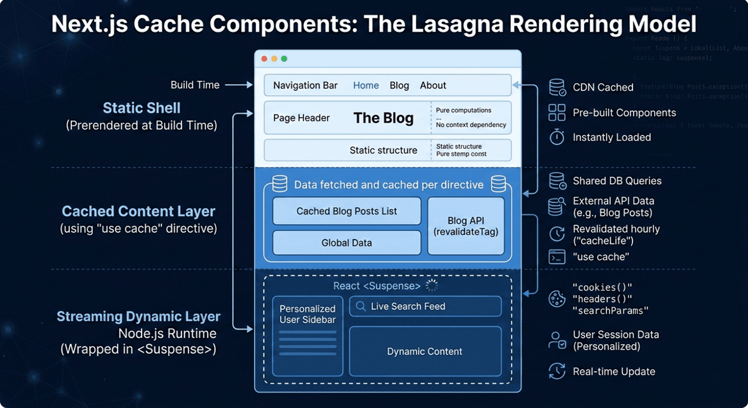 view of rendering model
