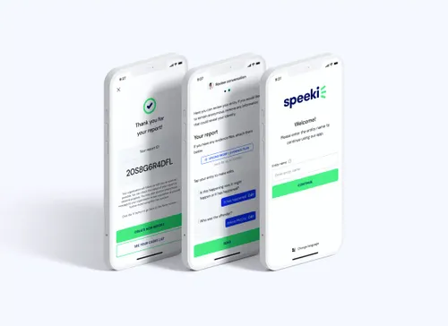 Speeki project on mobile